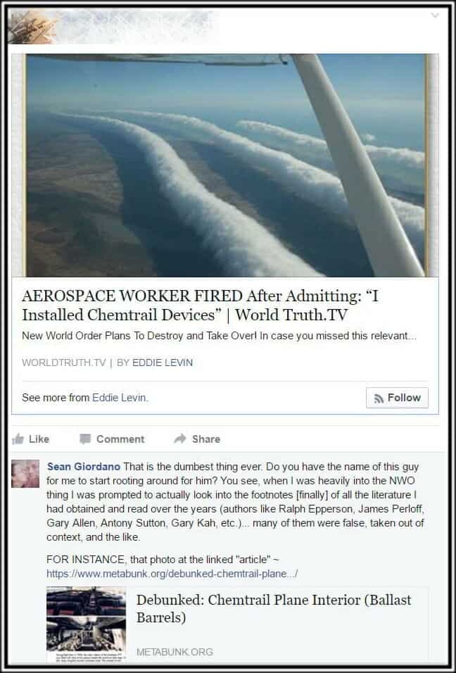 “proof” Of Chemtrails Whistle Blower Debunked Updated Religio 